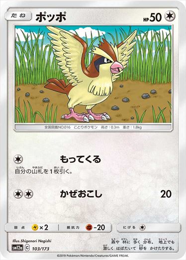 103/173 Pidgey SM12a
