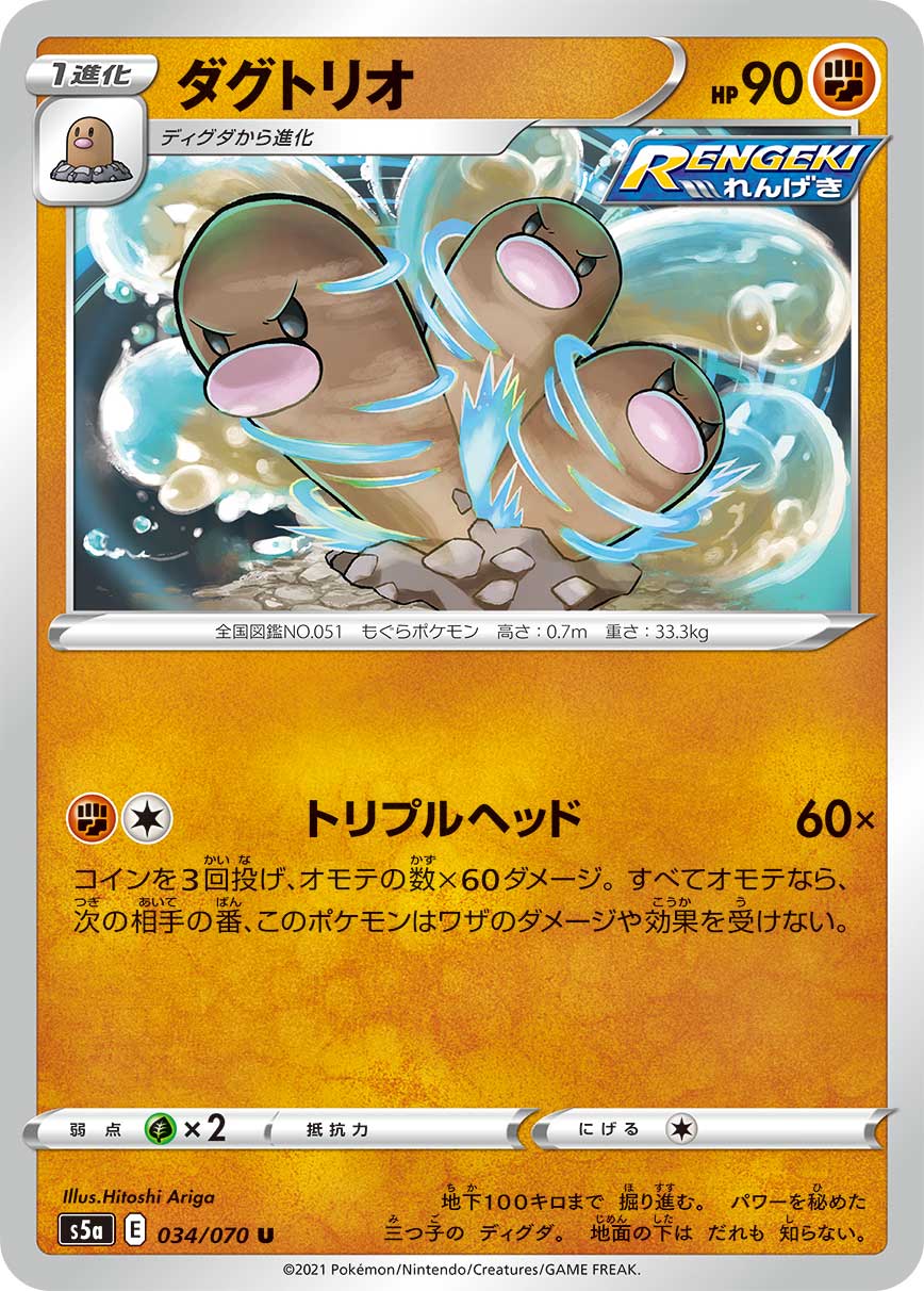 034/070 Dugtrio S5a