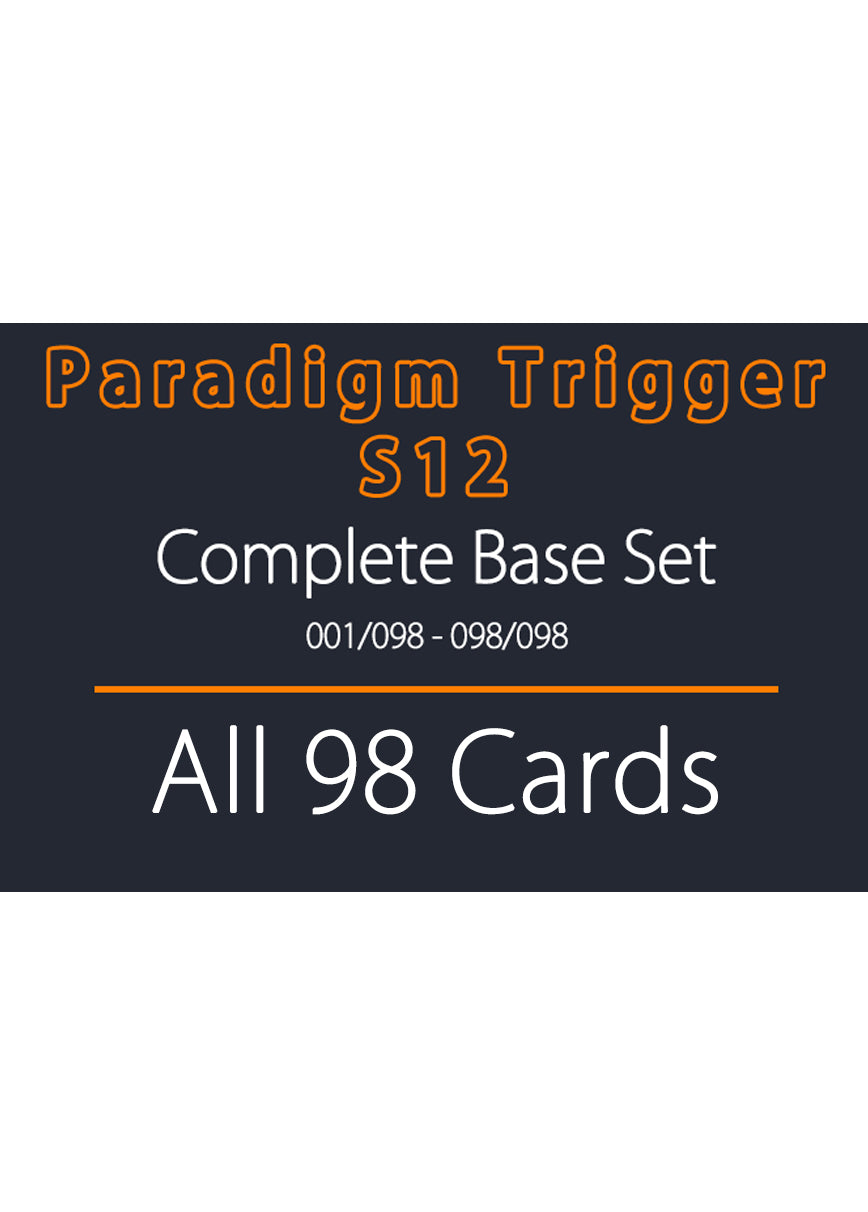 Paradigm Trigger S12 Full Base Set x 98 Cards