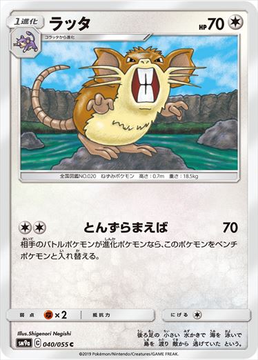 040/055 Raticate SM9a