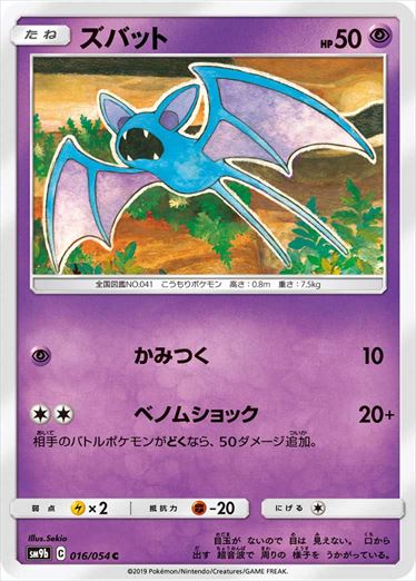 016/054 Zubat SM9b