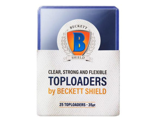 Beckett Shield - Toploader 35pt 25 Pack 