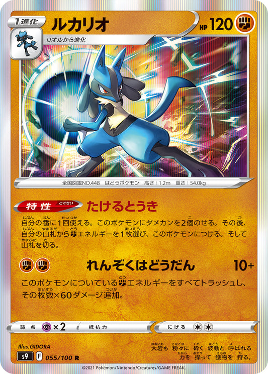 055/100 Lucario S9