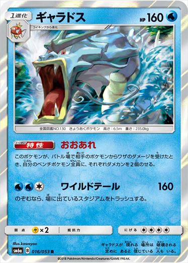 016/053 Gyarados SM6a