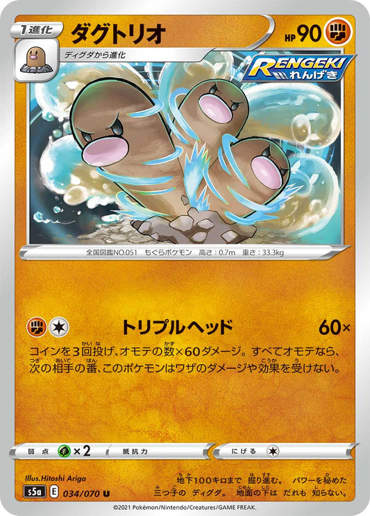 034/070 Dugtrio S5a