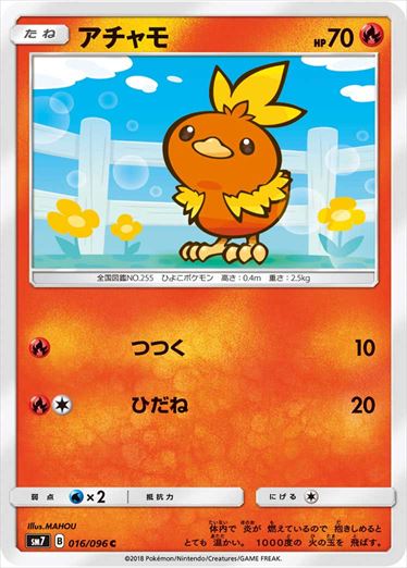 016/096 Torchic SM7