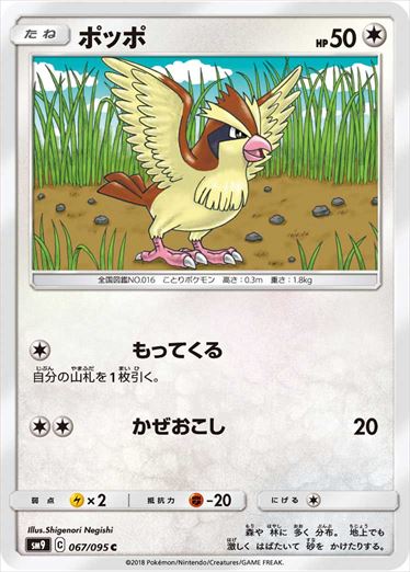 067/095 Pidgey SM9
