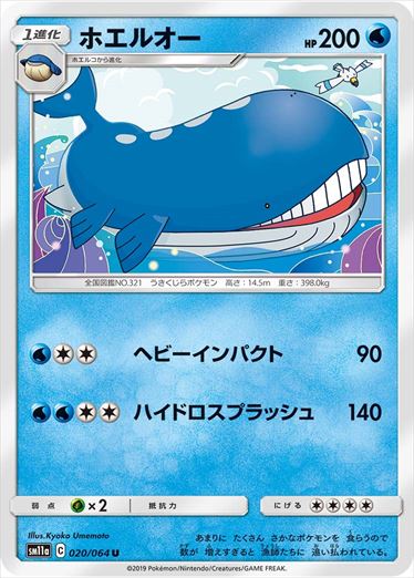 020/064 Wailord sm11a