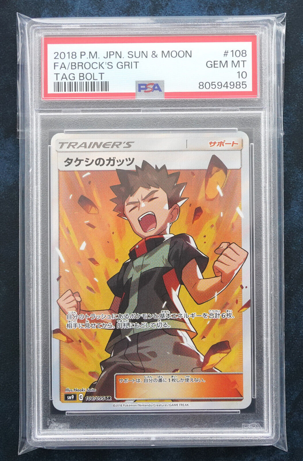 PSA 10 108/095 Brock's Grit SR SM9