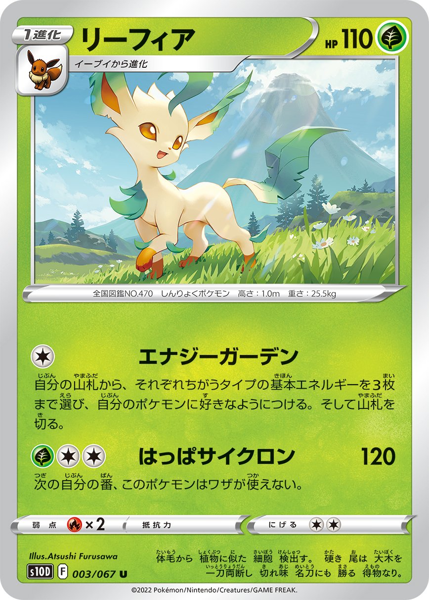 003/067 Leafeon S10D