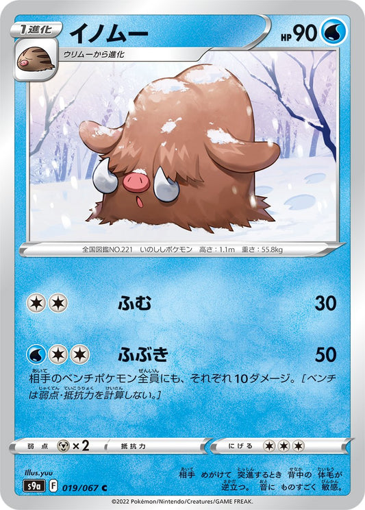 019/067 Piloswine S9a